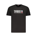 Tommy Hilfiger Black Cotton Men T-Shirt