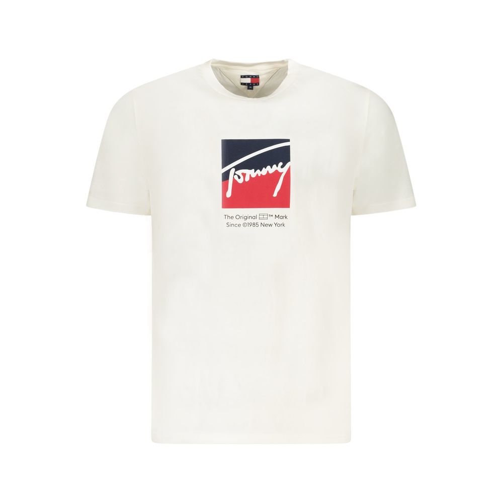 Tommy Hilfiger T-Shirt aus weißer Baumwolle