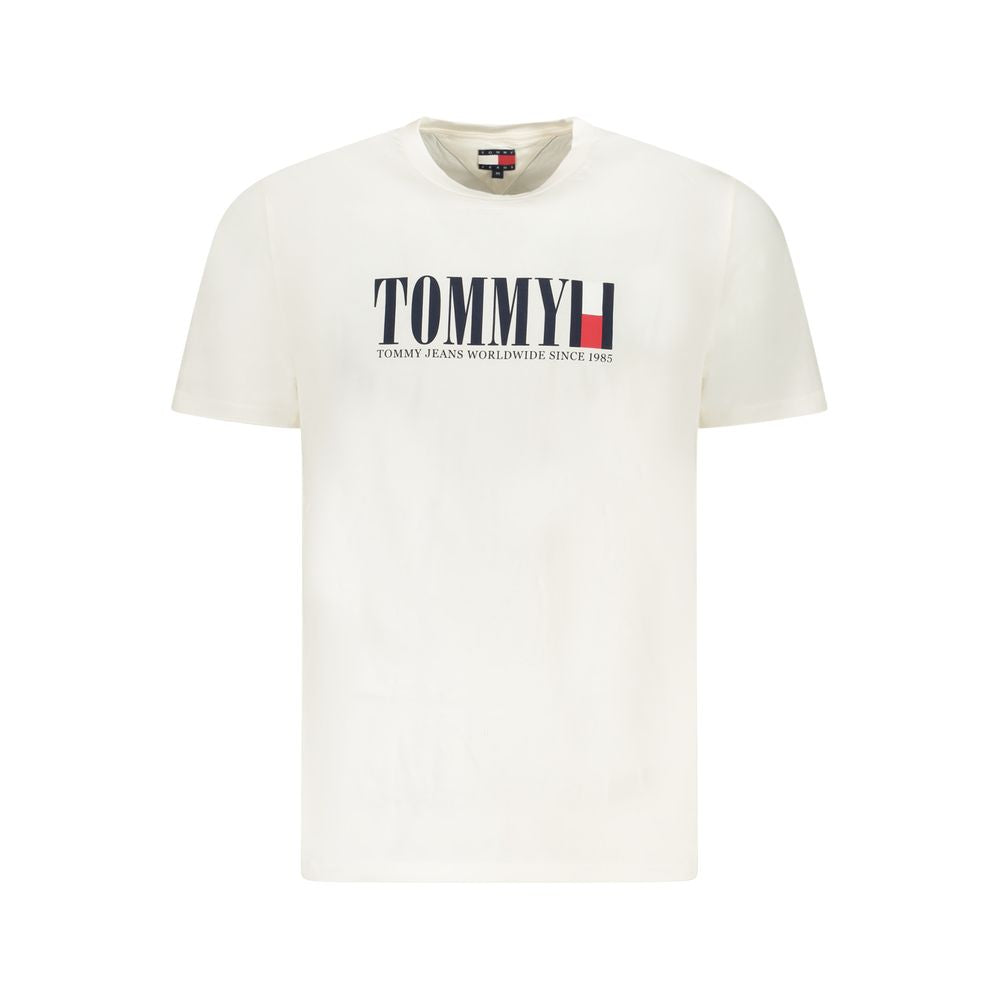 Tommy Hilfiger T-Shirt aus weißer Baumwolle