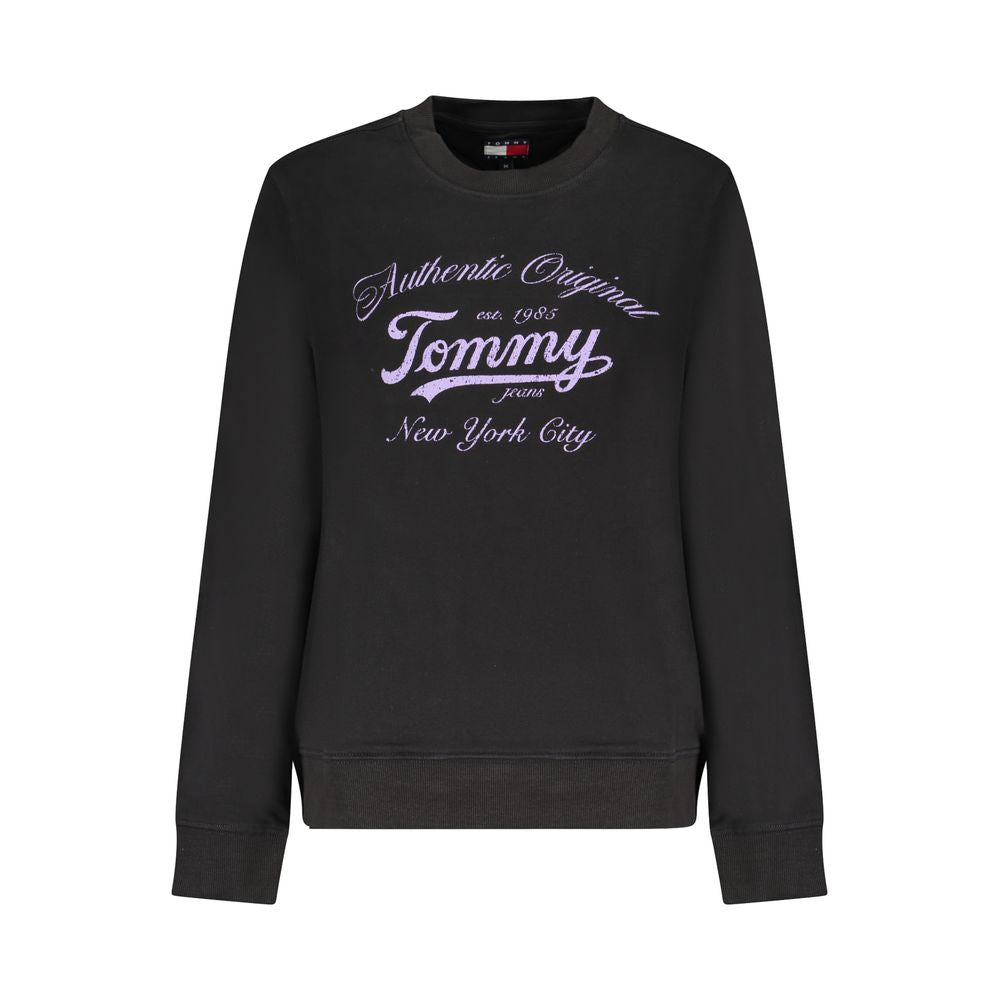 Tommy Hilfiger Schwarzer Baumwollpullover