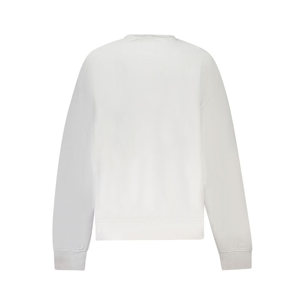 Calvin Klein Weißer Baumwollpullover