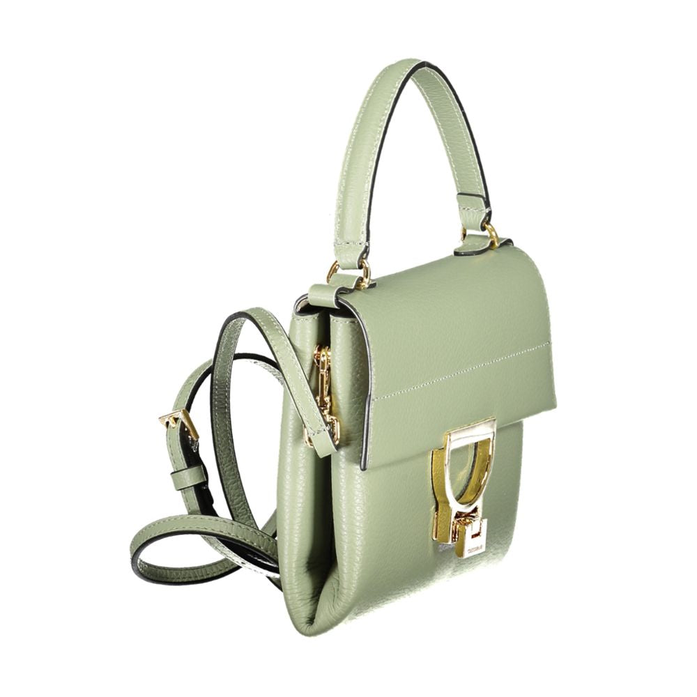 Coccinelle Grüne Lederhandtasche