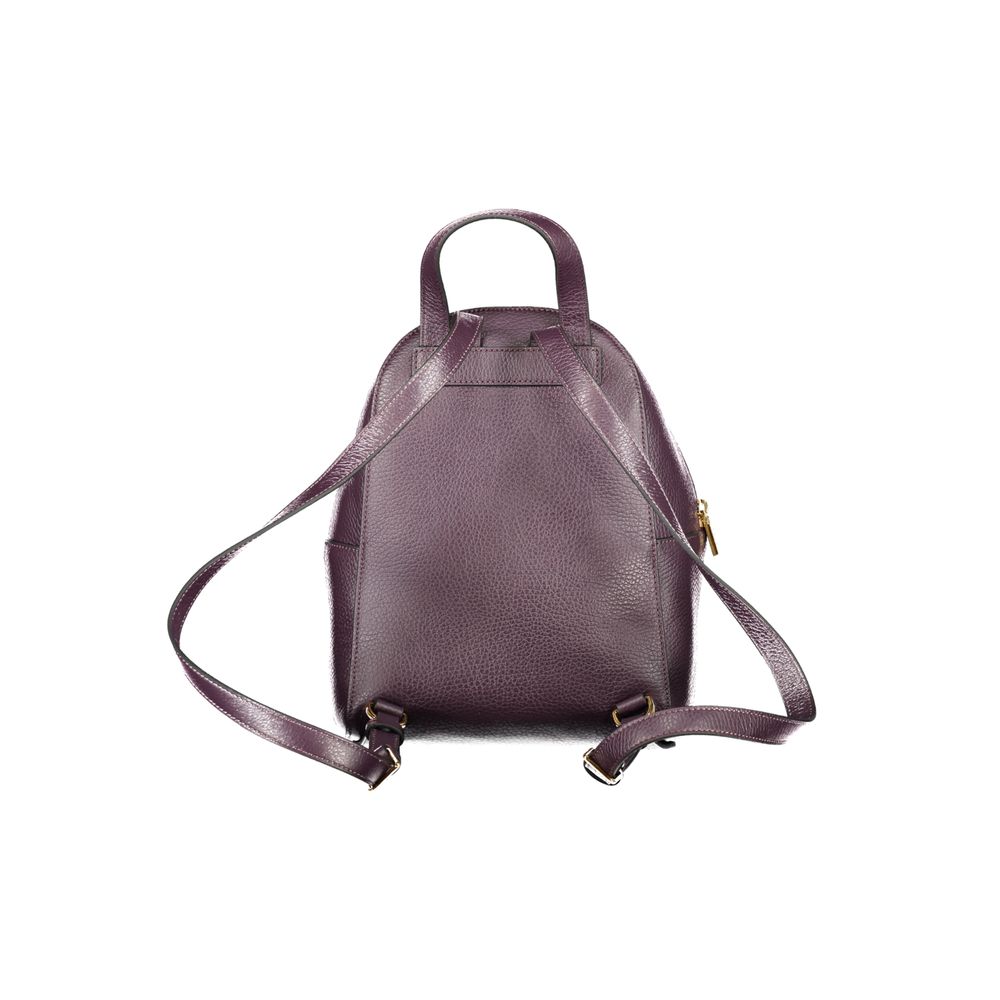 Coccinelle Lila Lederrucksack