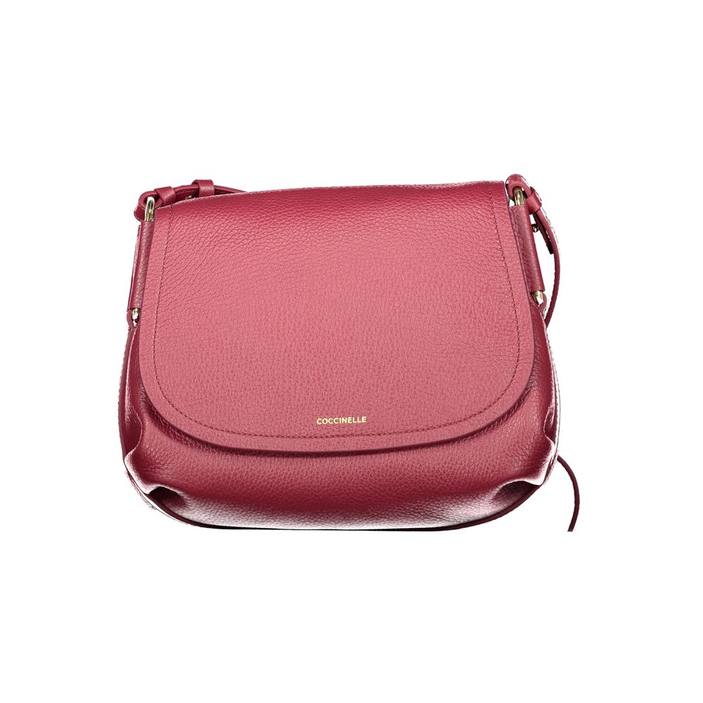 Coccinelle Lila Lederhandtasche