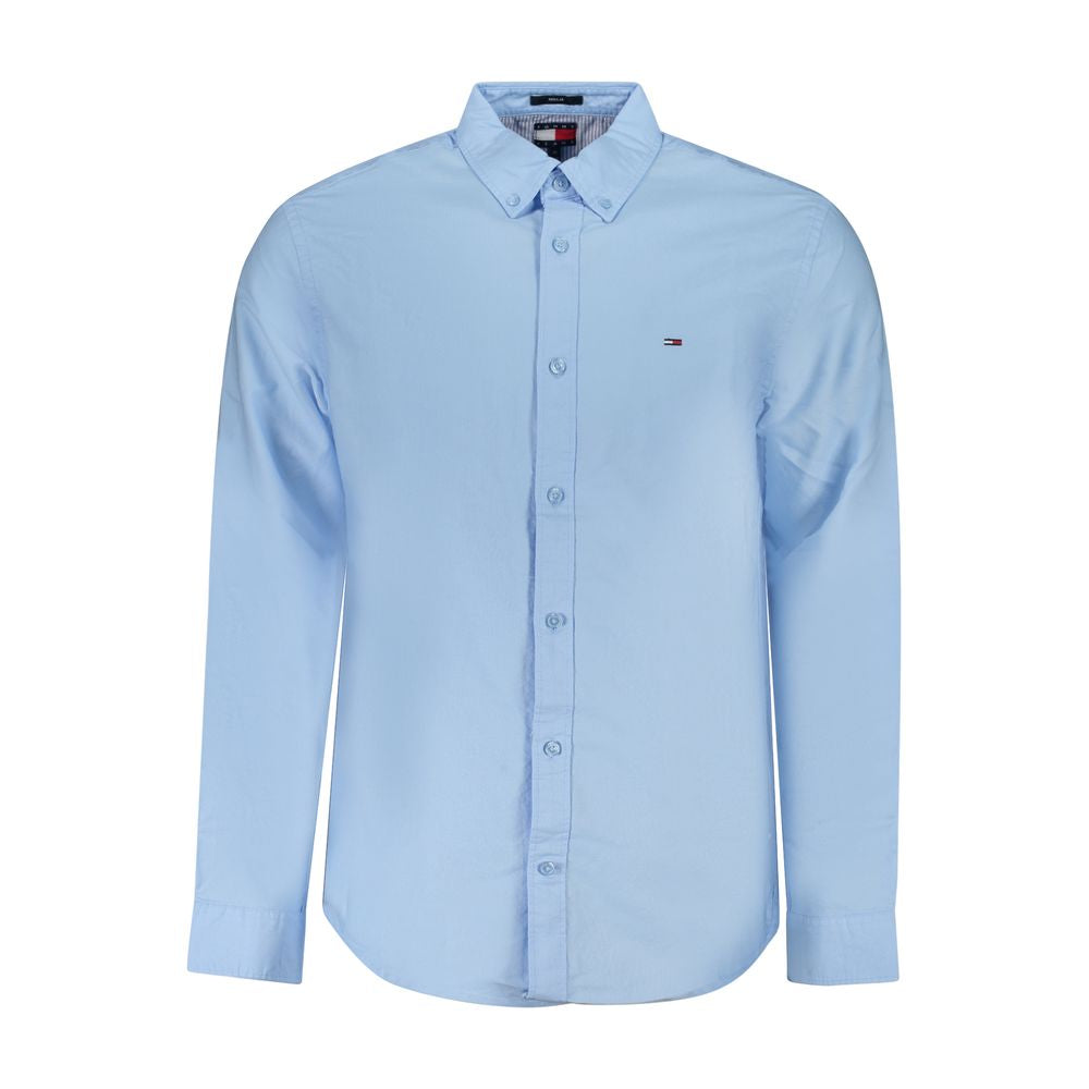 Tommy Hilfiger Blaues Baumwollhemd
