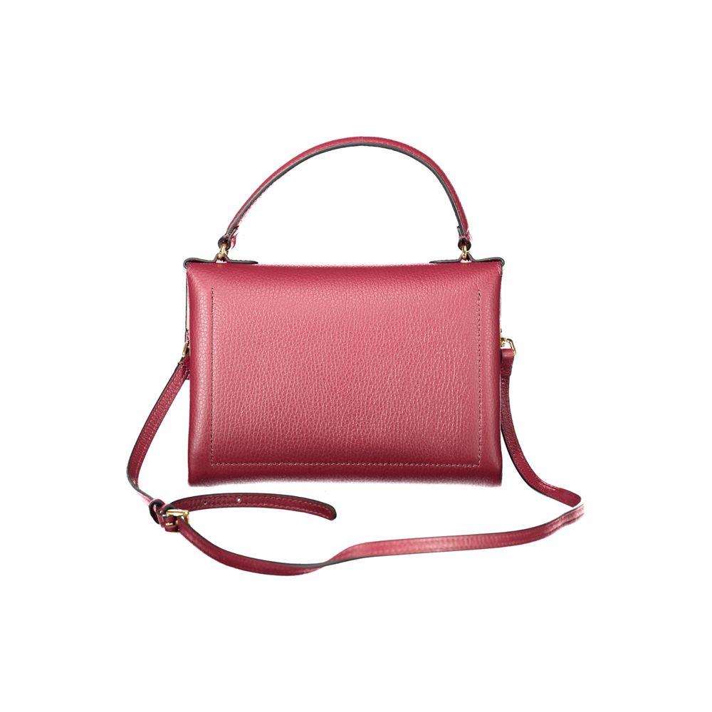 Coccinelle Lila Lederhandtasche