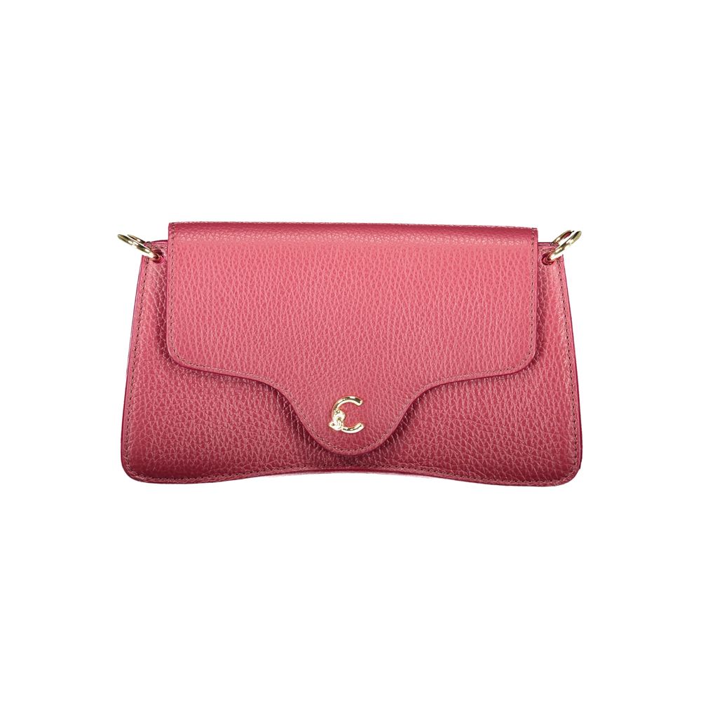 Coccinelle Lila Lederhandtasche