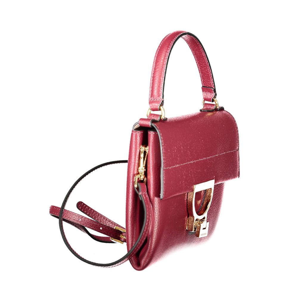 Coccinelle Lila Lederhandtasche