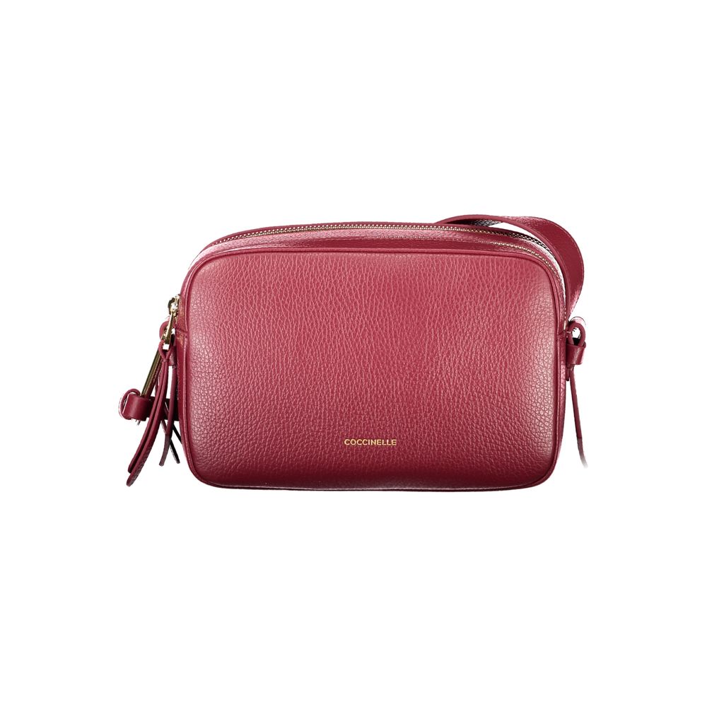 Coccinelle Lila Lederhandtasche