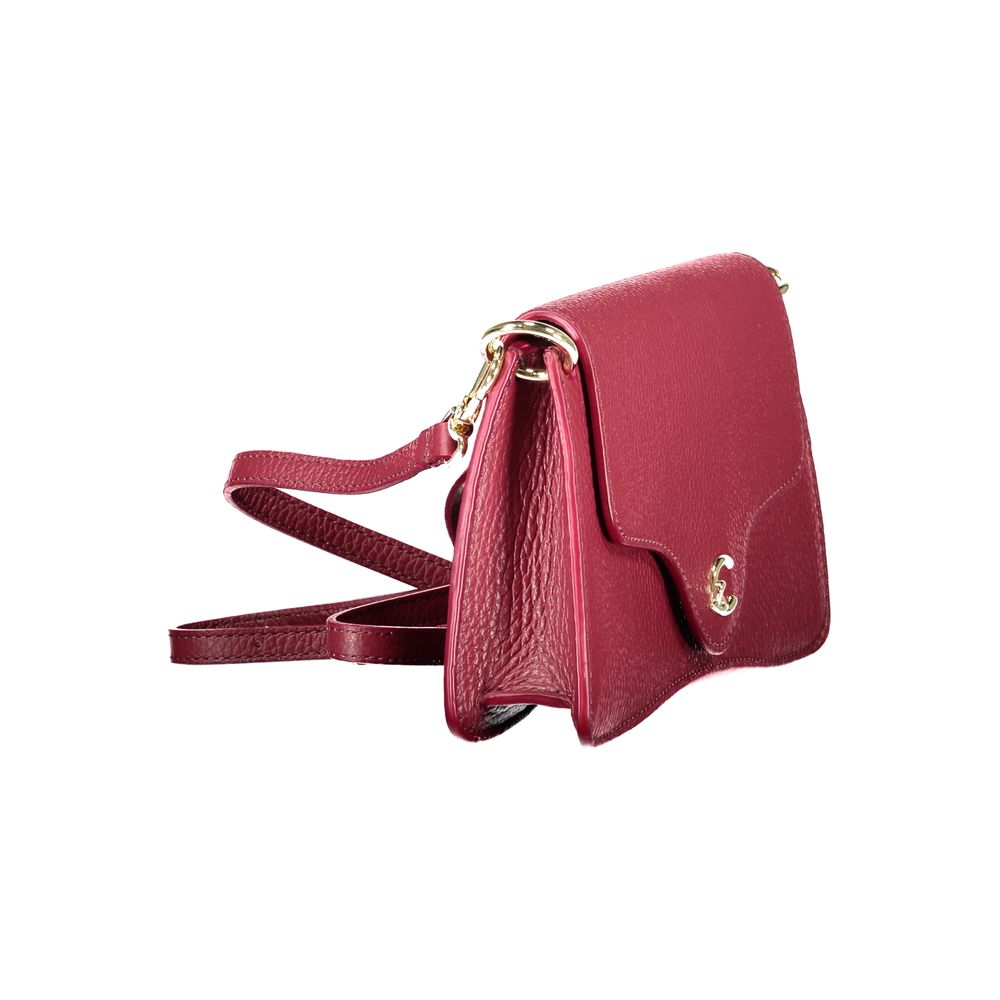 Coccinelle Lila Lederhandtasche