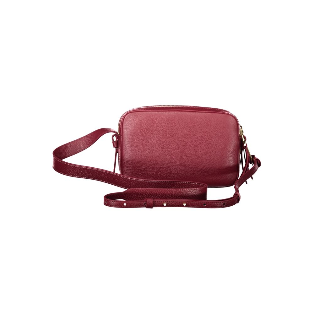 Coccinelle Lila Lederhandtasche