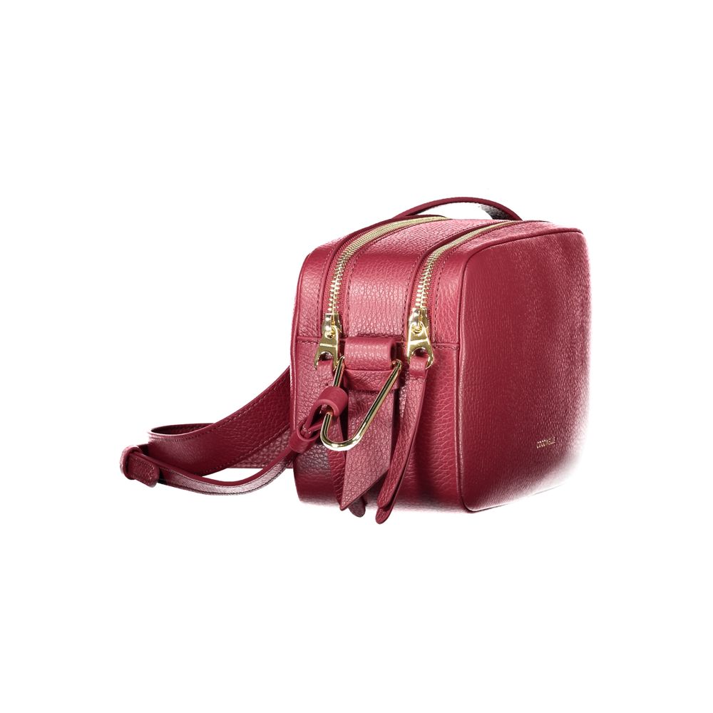 Coccinelle Lila Lederhandtasche