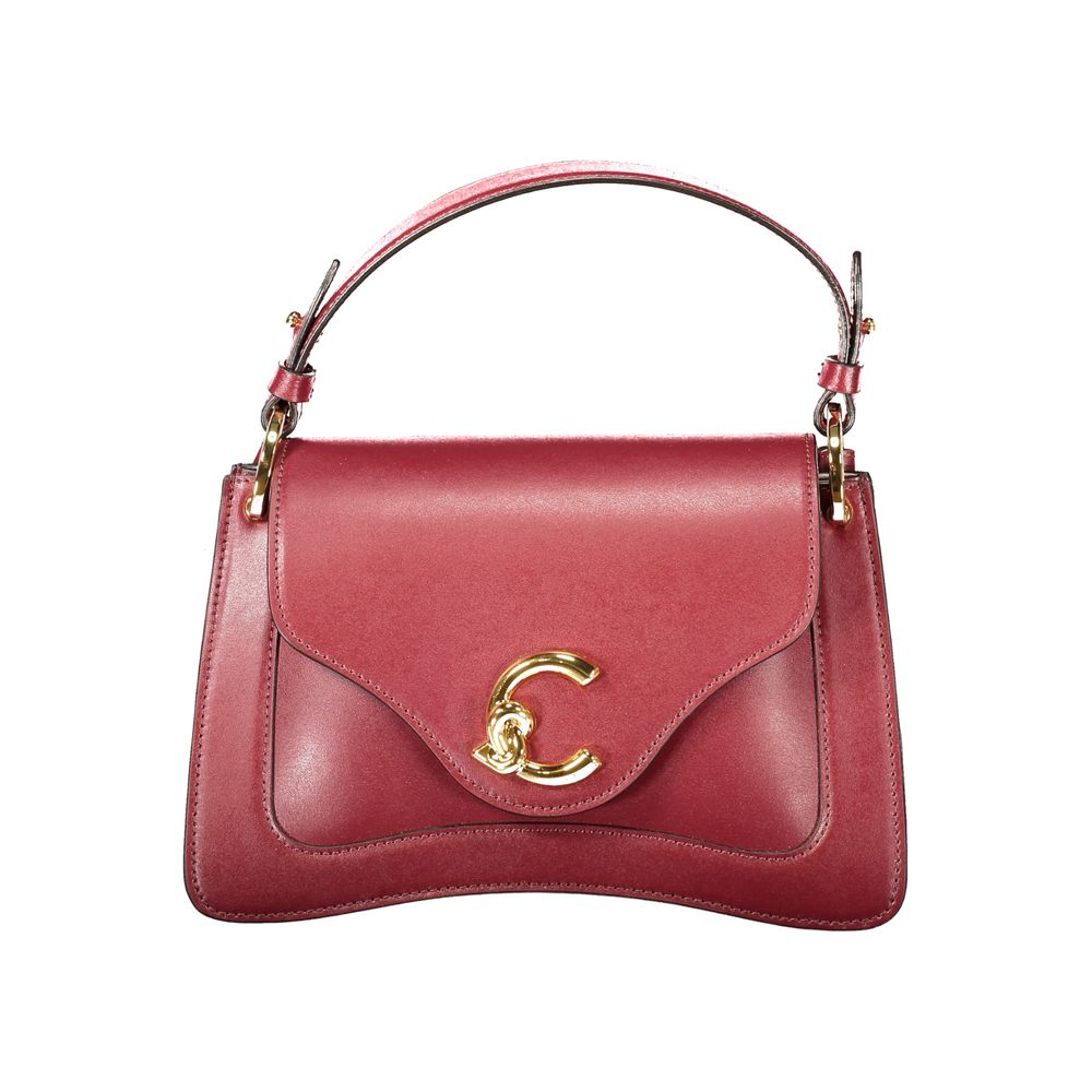 Coccinelle Lila Lederhandtasche