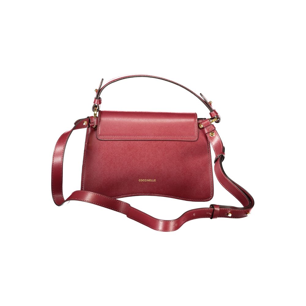 Coccinelle Lila Lederhandtasche