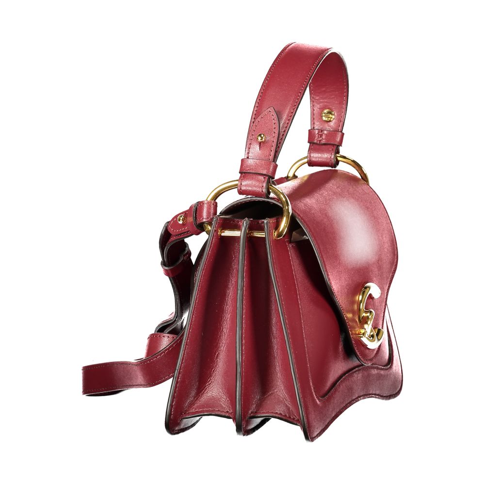 Coccinelle Lila Lederhandtasche