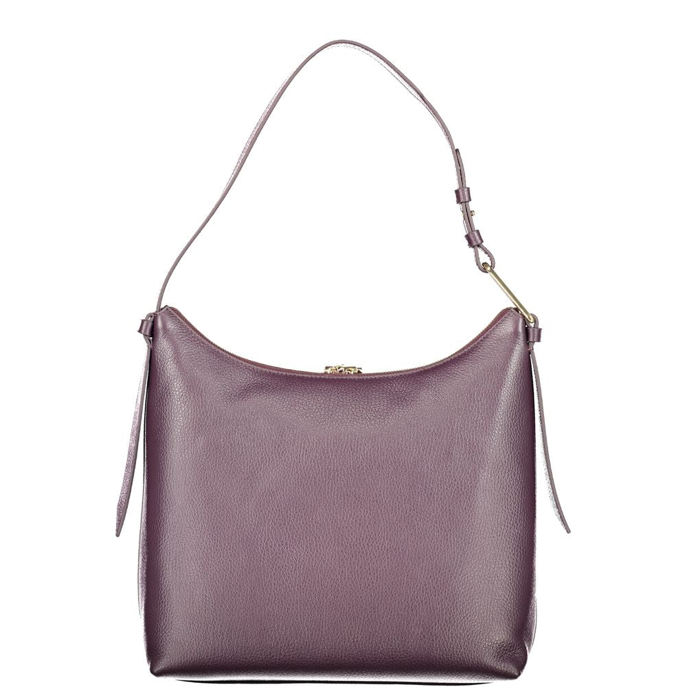 Coccinelle Lila Lederhandtasche