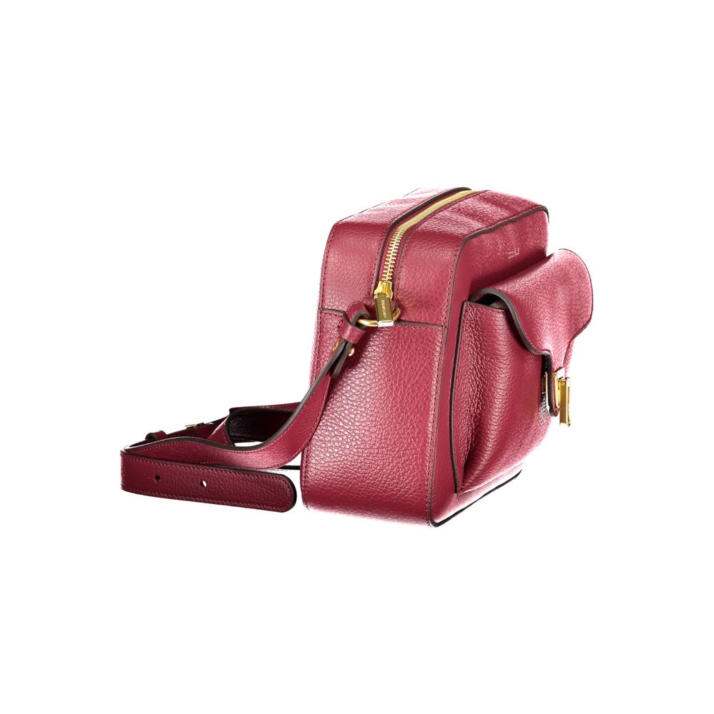 Coccinelle Lila Lederhandtasche