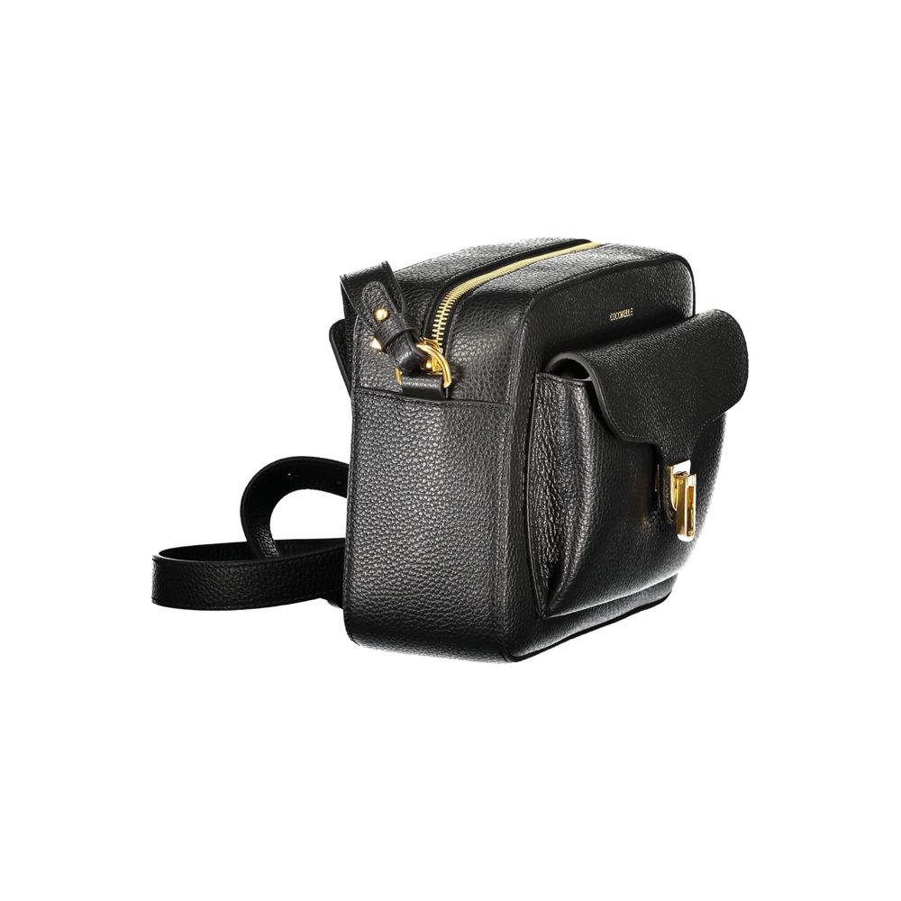Coccinelle Schwarze Lederhandtasche