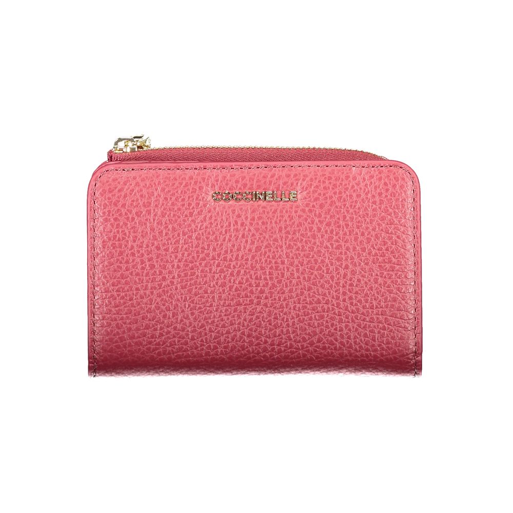 Coccinelle Lila Leder Geldbörse