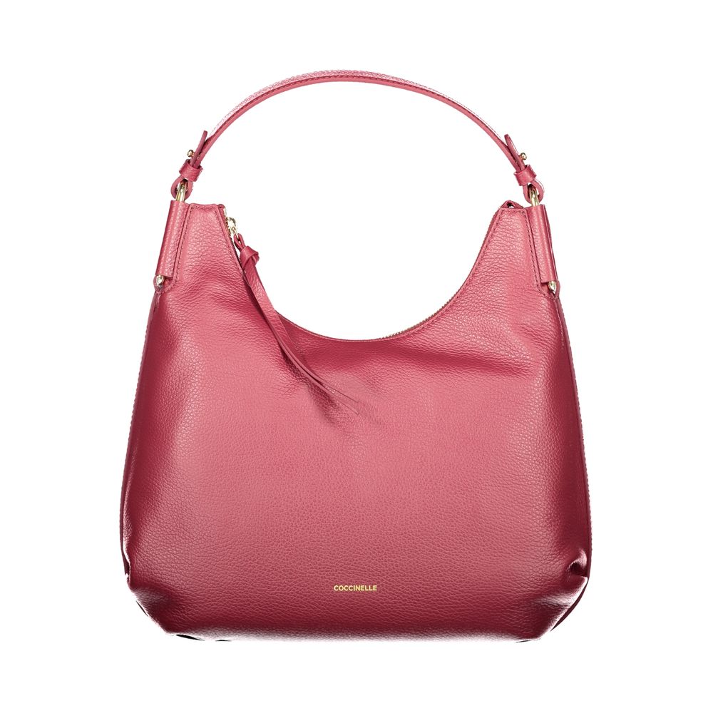 Coccinelle Lila Lederhandtasche