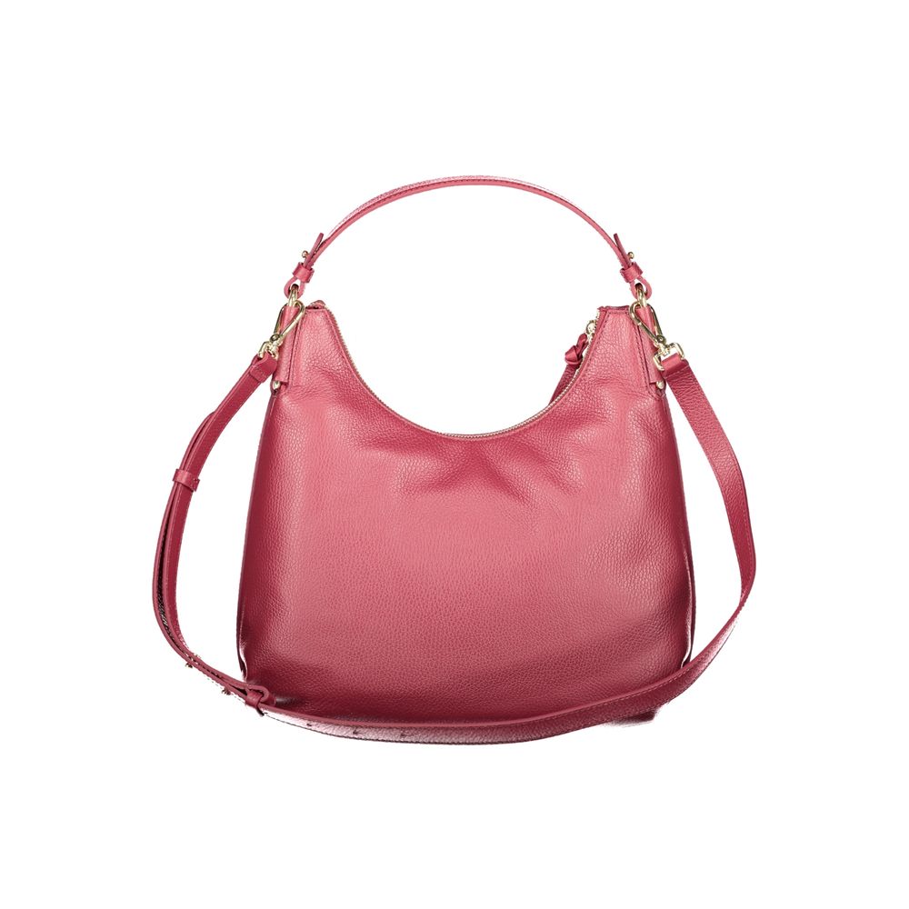 Coccinelle Lila Lederhandtasche