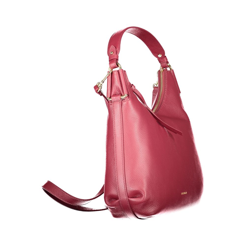 Coccinelle Lila Lederhandtasche
