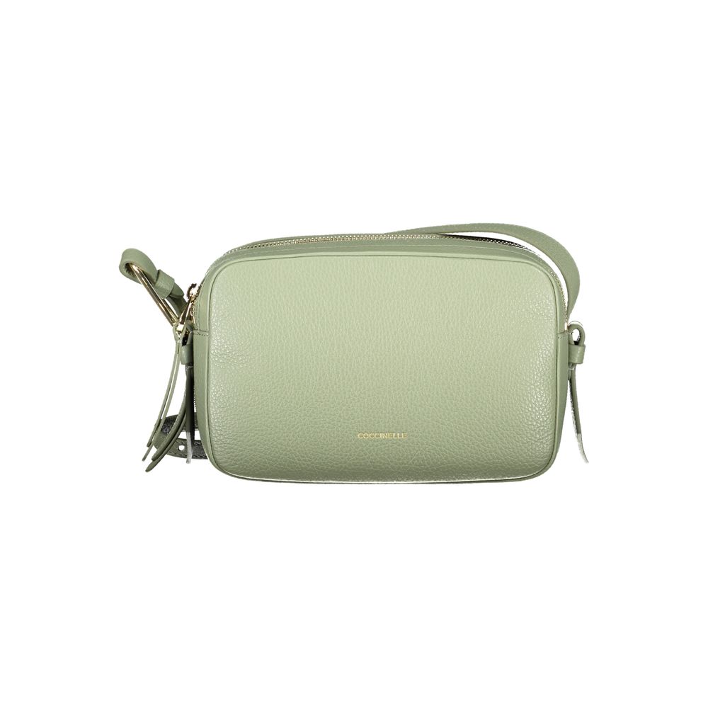 Coccinelle Grüne Lederhandtasche