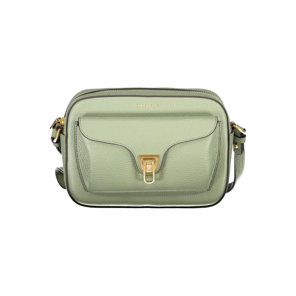 Coccinelle Grüne Lederhandtasche