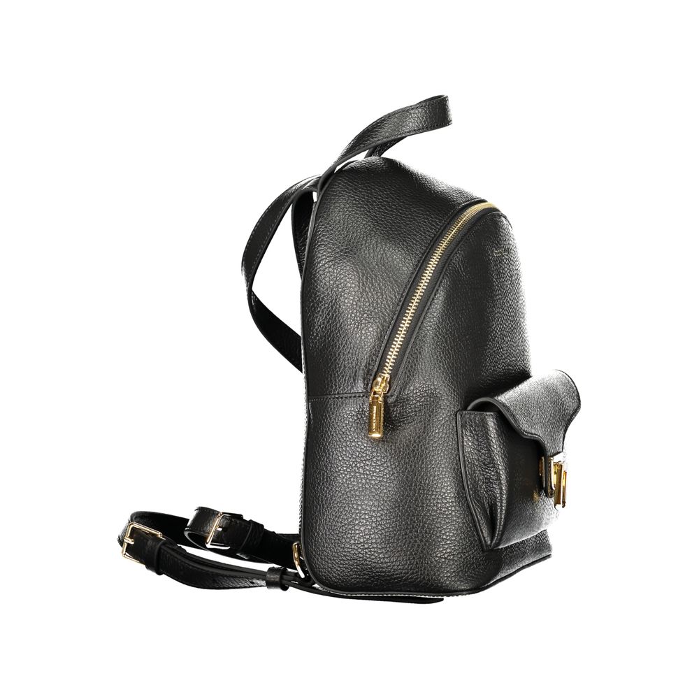 Coccinelle Schwarzer Lederrucksack