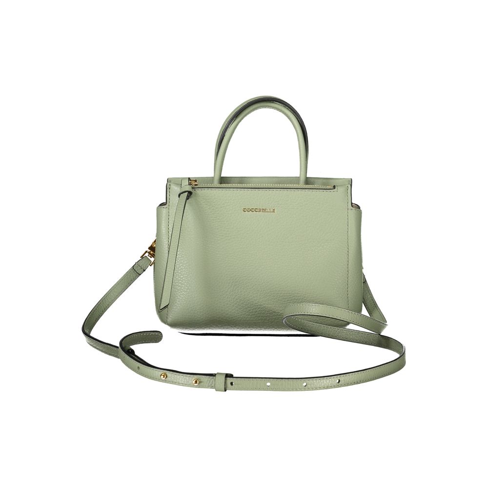 Coccinelle Grüne Lederhandtasche