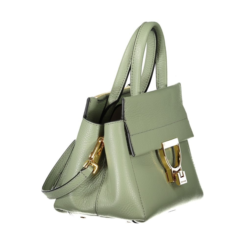 Coccinelle Grüne Lederhandtasche