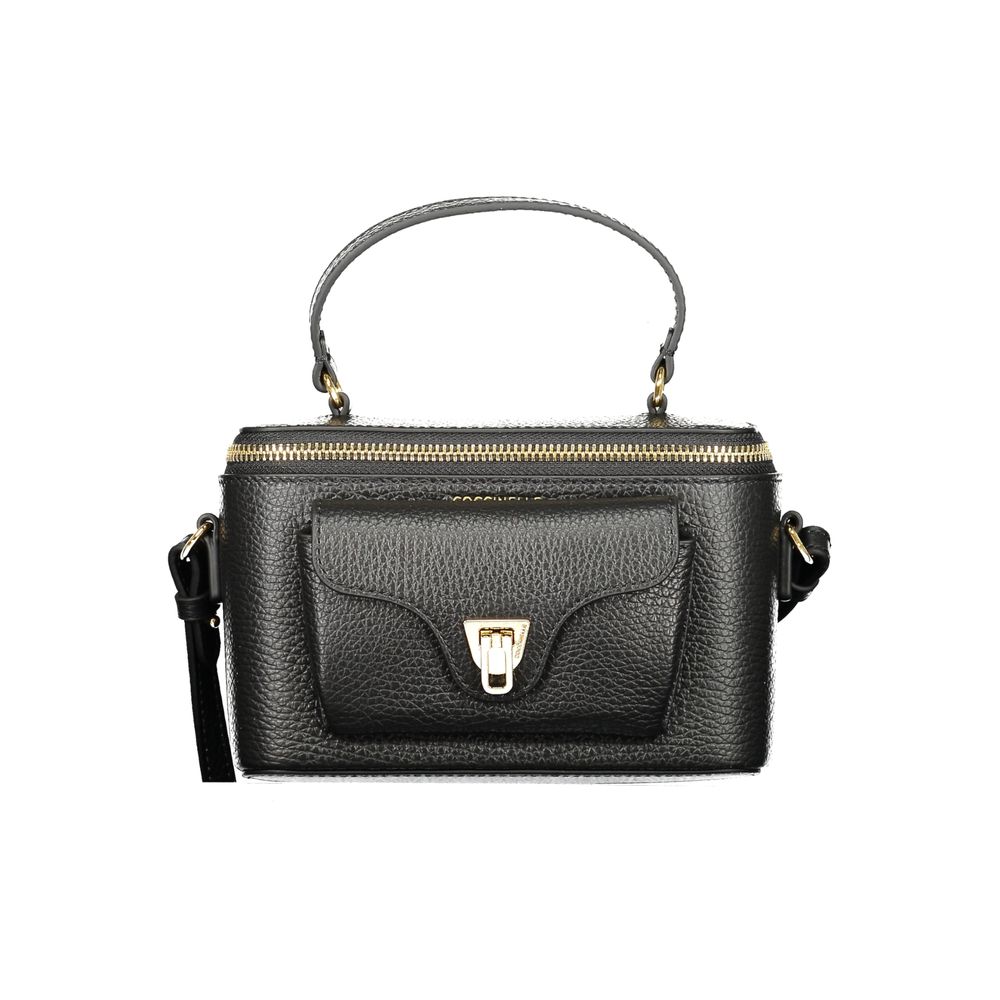 Coccinelle Schwarze Lederhandtasche