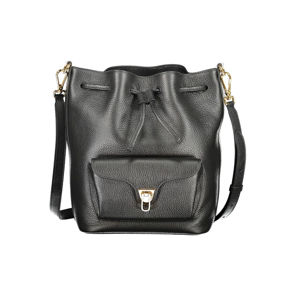Coccinelle Schwarze Lederhandtasche