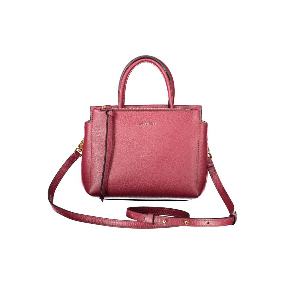 Coccinelle Lila Lederhandtasche