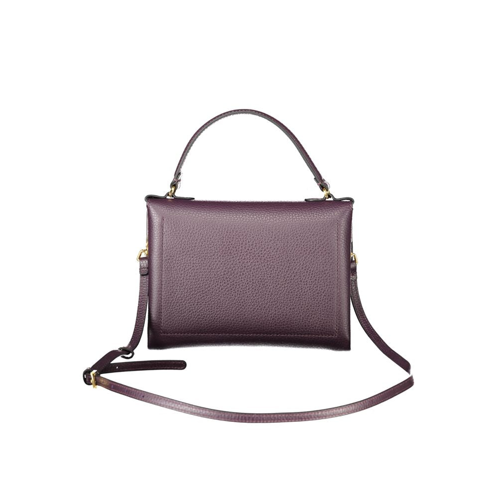 Coccinelle Lila Lederhandtasche