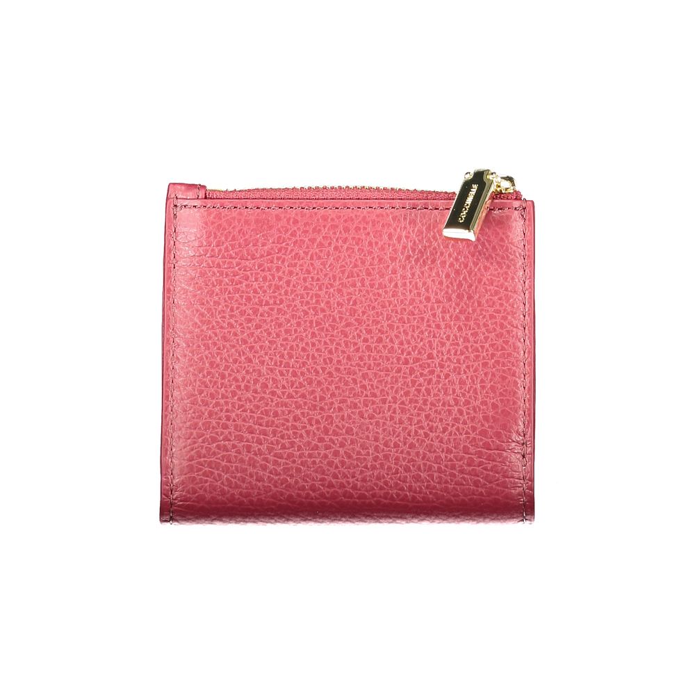 Coccinelle Lila Leder Geldbörse