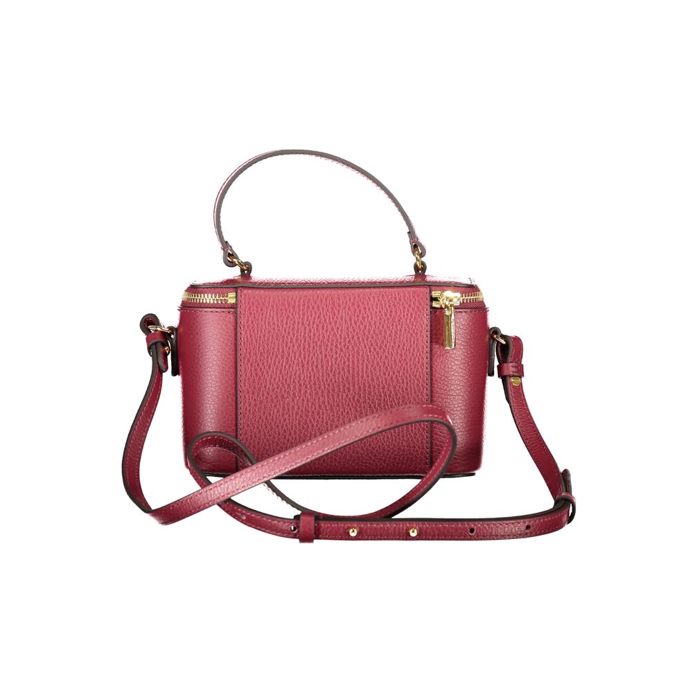 Coccinelle Lila Lederhandtasche