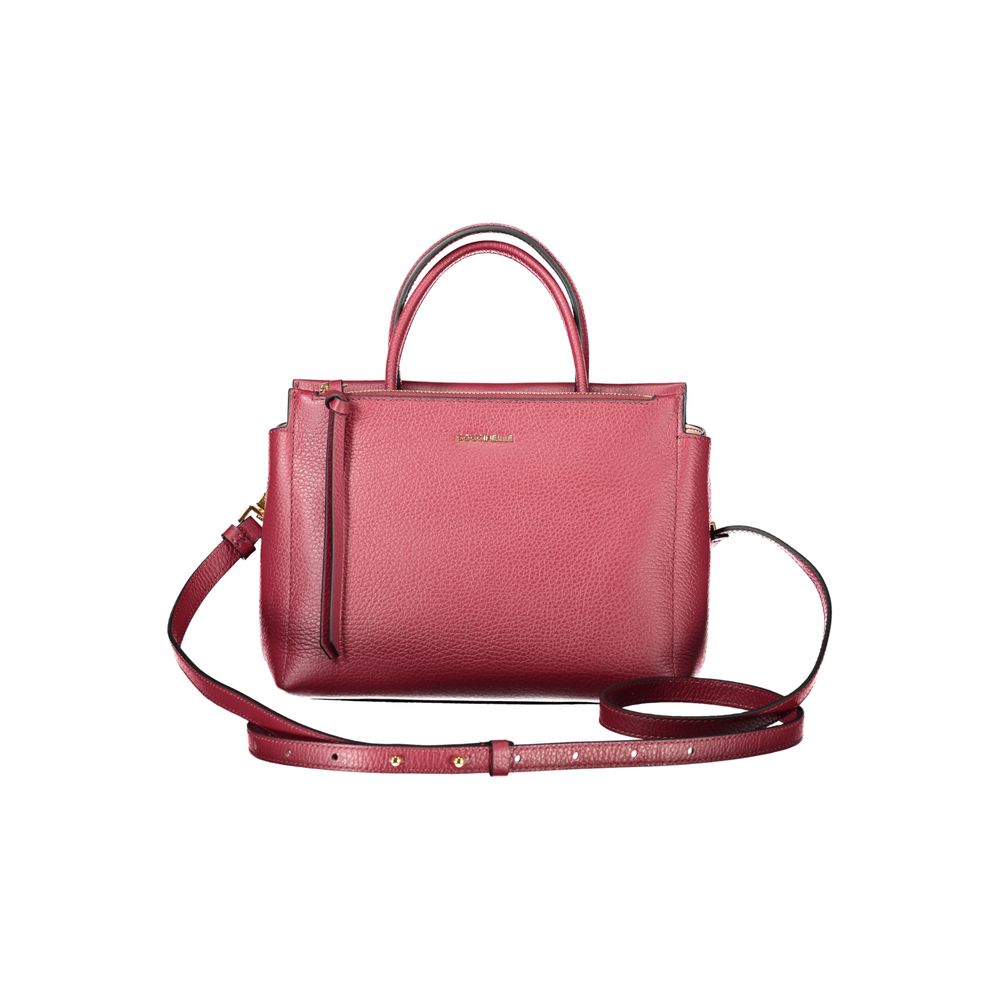 Coccinelle Lila Lederhandtasche