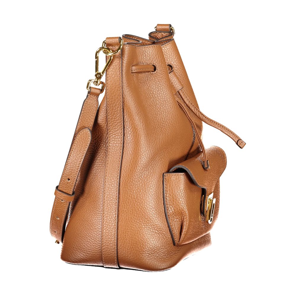 Coccinelle Braune Lederhandtasche