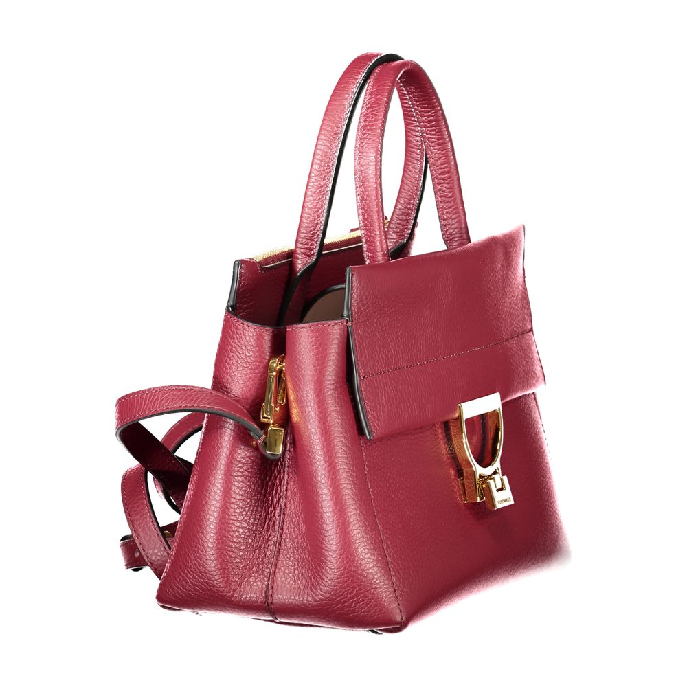 Coccinelle Lila Lederhandtasche