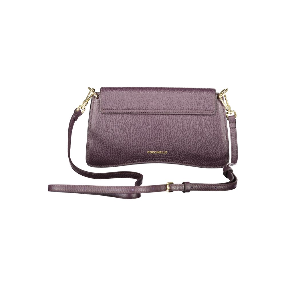 Coccinelle Lila Lederhandtasche
