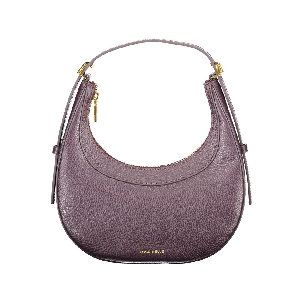 Coccinelle Lila Lederhandtasche