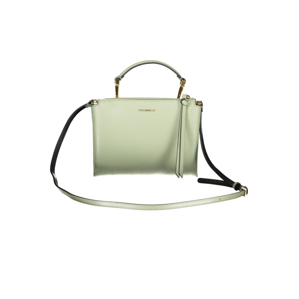 Coccinelle Grüne Lederhandtasche