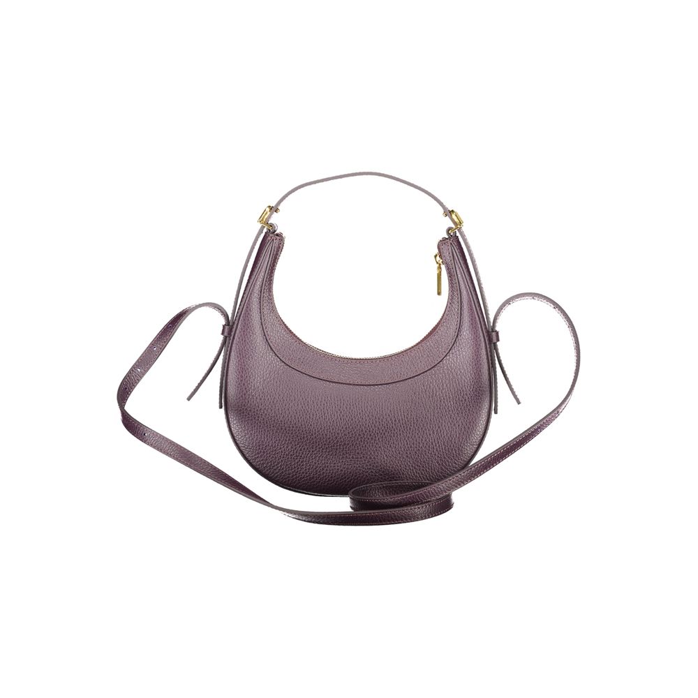 Coccinelle Lila Lederhandtasche