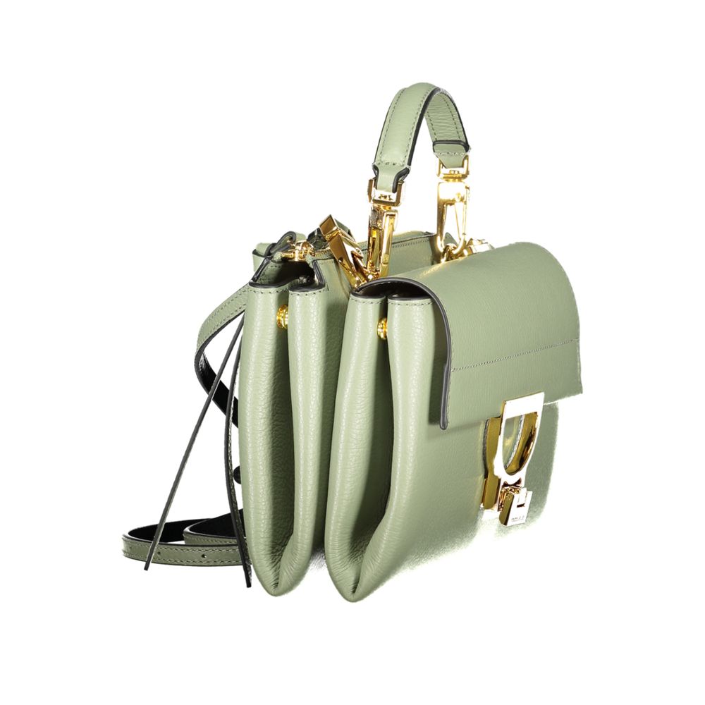 Coccinelle Grüne Lederhandtasche