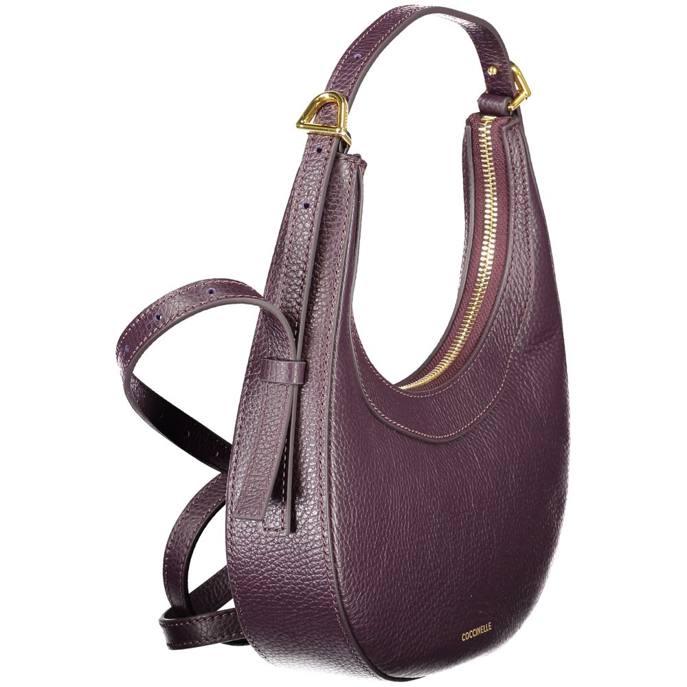 Coccinelle Lila Lederhandtasche