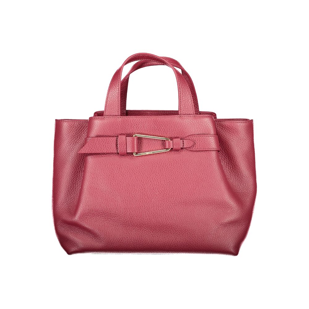 Coccinelle Lila Lederhandtasche