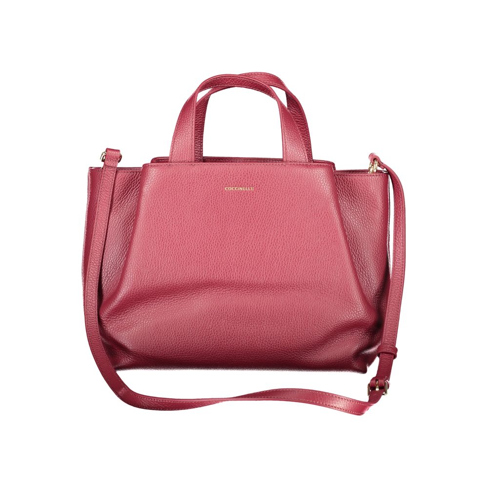 Coccinelle Lila Lederhandtasche