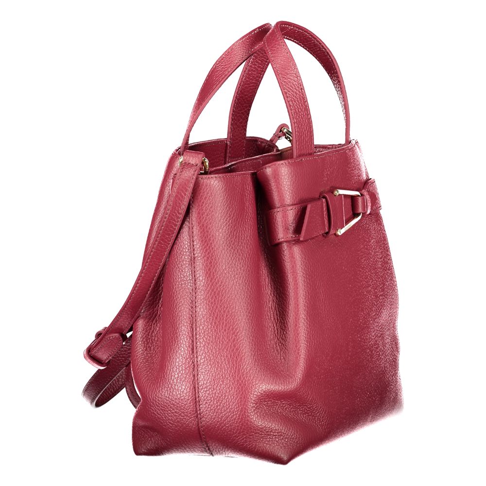 Coccinelle Lila Lederhandtasche