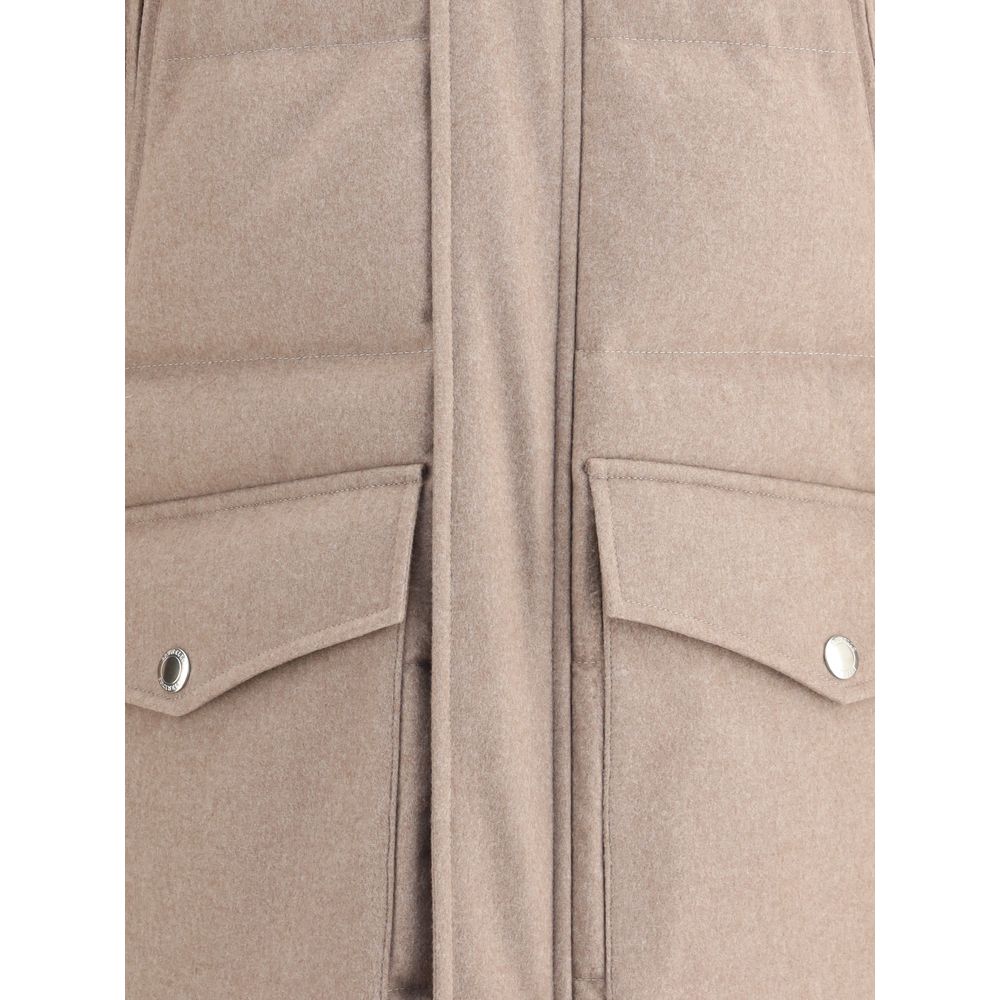 Brunello Cucinelli Kaschmir-Daunenjacke